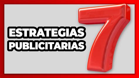 7 ESTRATEGIAS Publicitarias Con Ejemplos YouTube