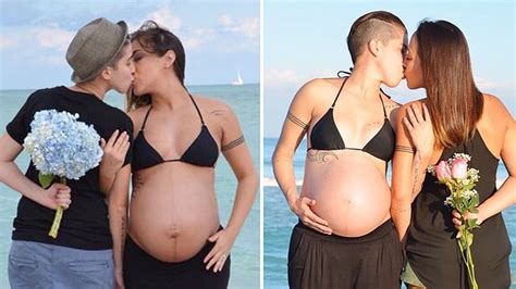 Lesbian Couples Side By Side Pregnancy Photos Go Viral
