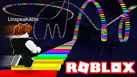 Worlds Fastest Rainbow Roblox Obby Run Youtube