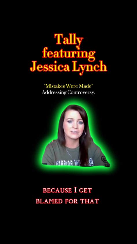 Jessica Lynch Addressing Controversy