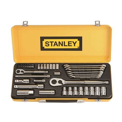 Stanley 49 Piece Socket And Spanner Set Bunnings Warehouse