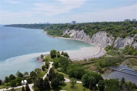 Bluffers Park Is Home To The Only Beach Along The Scarborough Bluffs