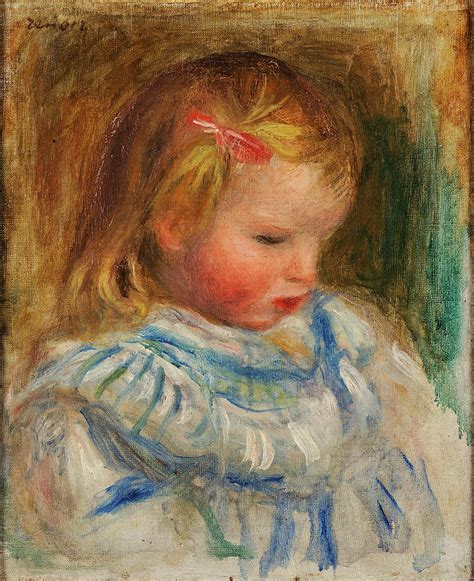 Portrait Of Coco Claude Renoir Painting By Pierre Auguste Renoir
