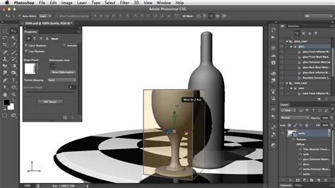 Adding Texture And Transparency To 3d Objects In Photoshop Cs6 Extended