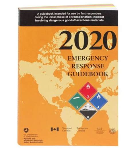 2020 Emergency Response Guidebook Standard Bound Pocket Guide