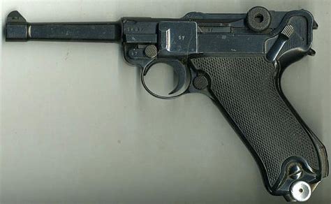 Ww2 German Po8 Luger Pistol All Matching