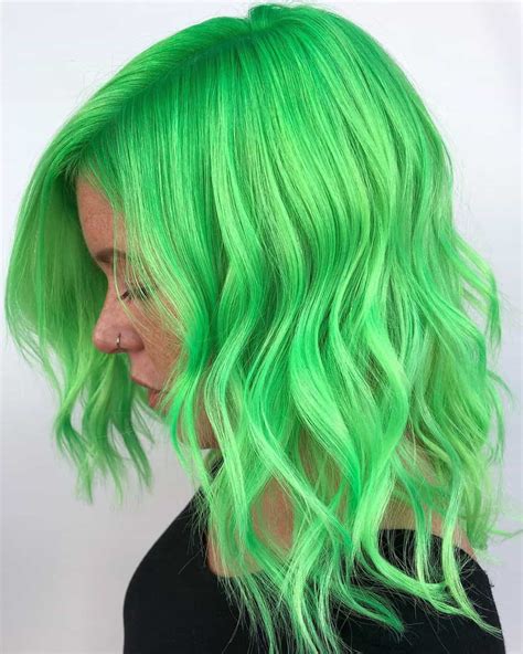 17 Green Hair Color Ideas That Will Make You Green With Envy In 2020