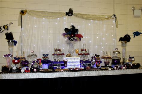 Masquerade Candy Table | Candy table, Masquerade, Holiday decor