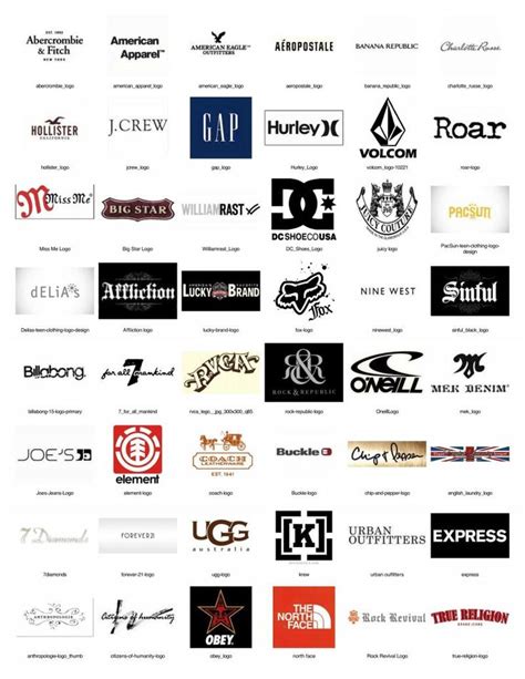 Unused clothing brand names and logos. Young Men's Clothing Brands | name brand clothing here is ...