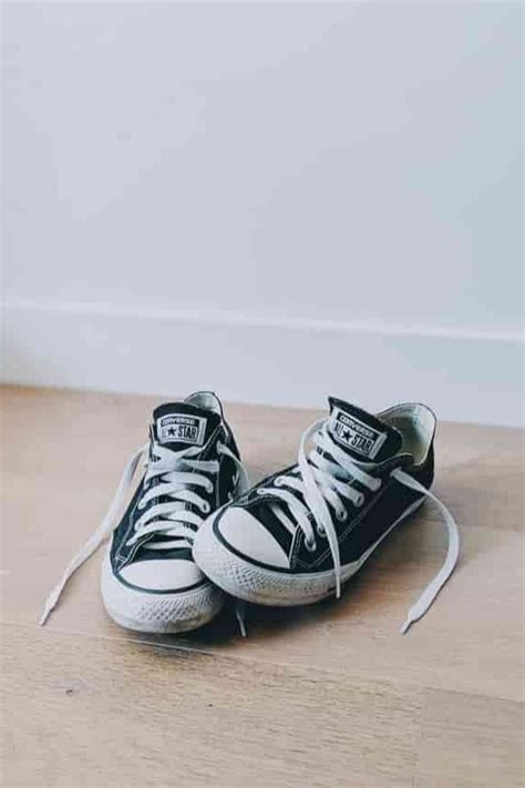 If the shoes don't fit properly, you can easily tighten up your shoes by using these two holes. Why Converse Chucks Have Holes On The Sides