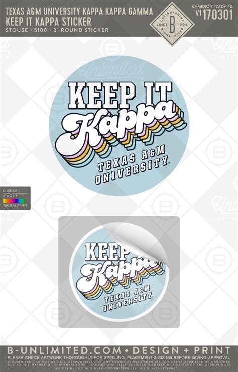 Kappa Kappa Gamma Keep It Kappa Button Buonyou Greek Greektshirts
