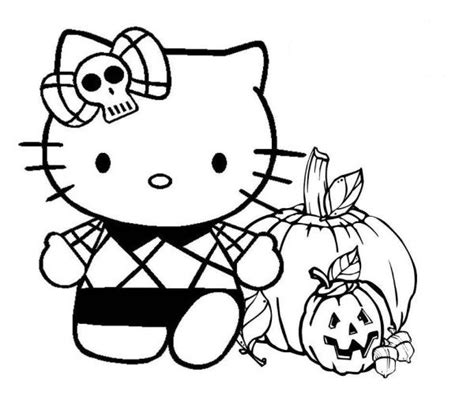 Hello kitty halloween witch on broom. Hello Kitty Halloween Coloring Pages at GetColorings.com ...
