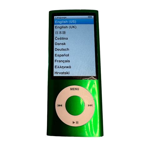 Pre Owned Apple Ipod Nano 5th Gen 8gb Green Mp3 Player Like New