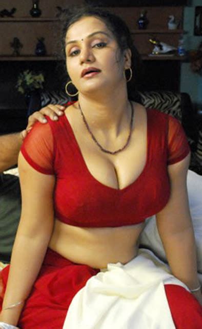 South Actress Apoorva Deep Cleavage In Red Blouse Entertainment Gallery