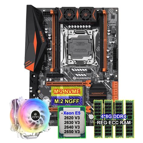 Huananzhi X99 Ad4 Motherboard With 2m2 Ssd Slots Diy Cpu Xeon E5 2620