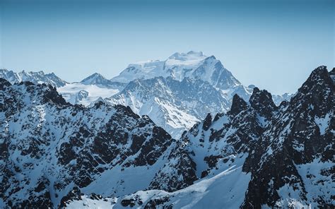 Download Wallpaper 3840x2400 Mountains Peak Alps Snowy Mountain