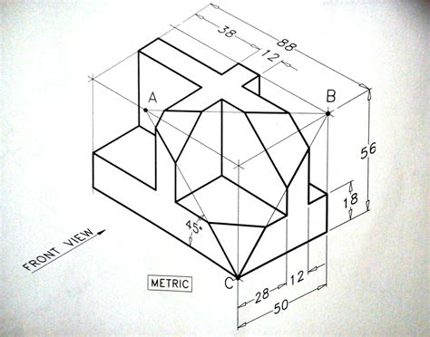 Isometric Drawing Exercise Isometric Draw Isometric Drawing