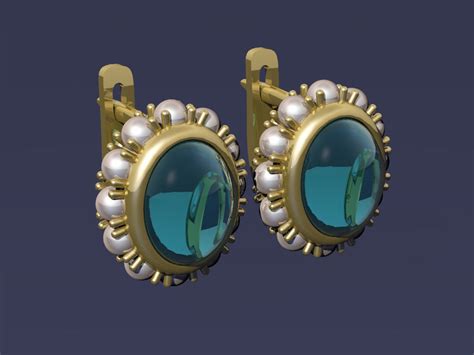 Earrings 94 3d Model 3d Printable Cgtrader