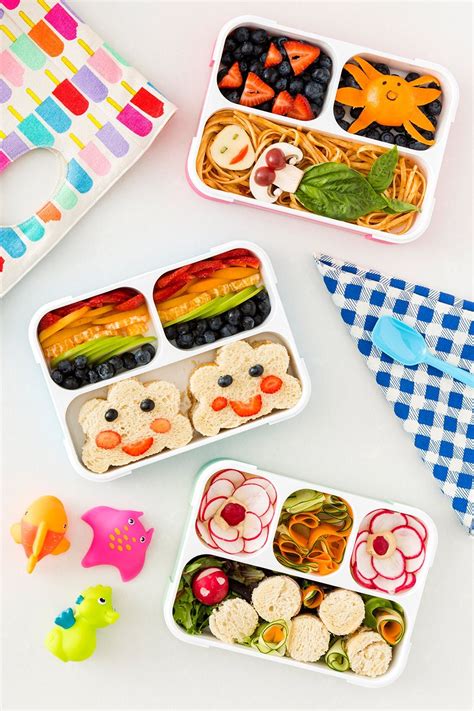 3 Quick Easy Bento Box Lunch Ideas For Back To School Fun Kid Lunch