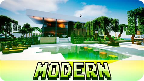 How to build a large modern house tutorial (#19) in this minecraft build tutorial i show you how to make a large modern house which has 3 floors and features an awesome design with a. Minecraft - Beautiful Modern House w/ Download - JerenVids ...