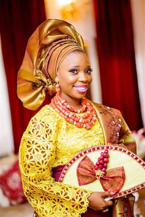 Yoruba Brides Whats Trending Scalloped Geles African Bride African Women African Fashion