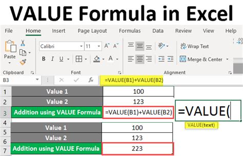 Value Formula In Excel How To Use Value Formula In Excel