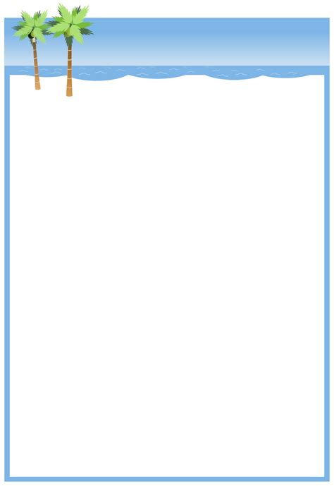 Free Beach Border Cliparts, Download Free Beach Border Cliparts png images, Free ClipArts on