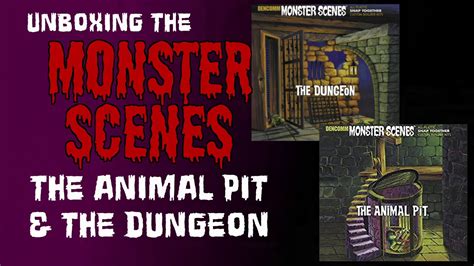 Monster Scenes Dungeon And Animal Pit Unboxing Youtube