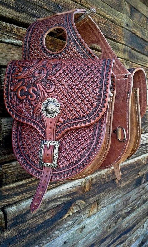 Pin By Ellen Davis On Tack Leather Saddle Bags Saddle Bags Horse