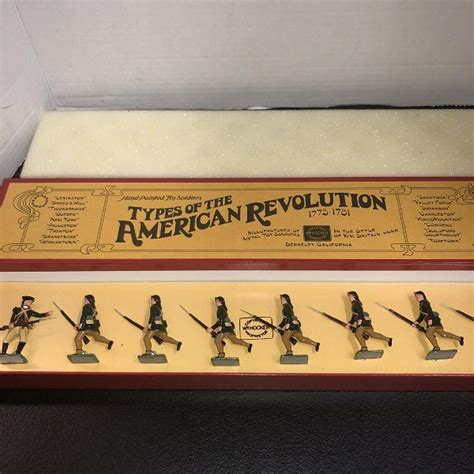 Wm Hocker American Revolution Set Metal Toy Soldiers