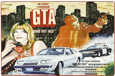 It first came out in october 1997, and its latest release was gta v in september 2013. Grand Theft Auto (Original) Poster - Off-Topic - Giant Bomb