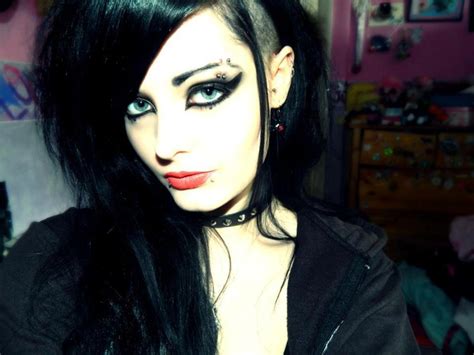 Dark Sider Female Goth Gothic Girl Selfie Dark