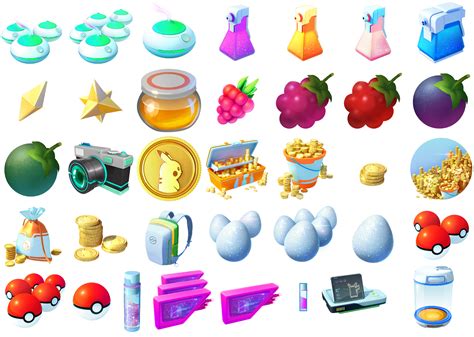 The Spriters Resource Full Sheet View Pokémon Go Items And Store Icons