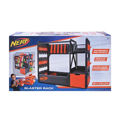 I went to home depot and got 1 one sheet of mdf board, 2 sheets of. Nerf Elite Blaster Rack at Toys R Us