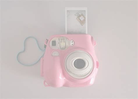 ♡pink Polaroid Camera♡ Pink Polaroid Camera Instax Cute Camera
