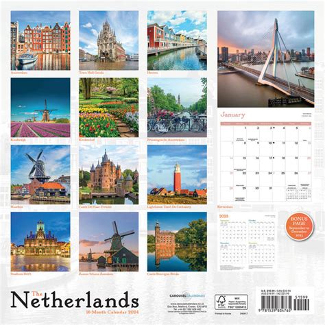 2024 The Netherlands Wall Calendar — Calendar Club