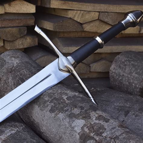 Lotr Aragorn Strider Ranger Sword With Knife Swordskingdom