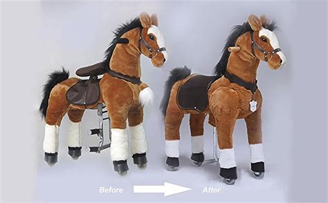 Ufree Ride On Horse Toy For Kids 4 9 Years Old Height 36