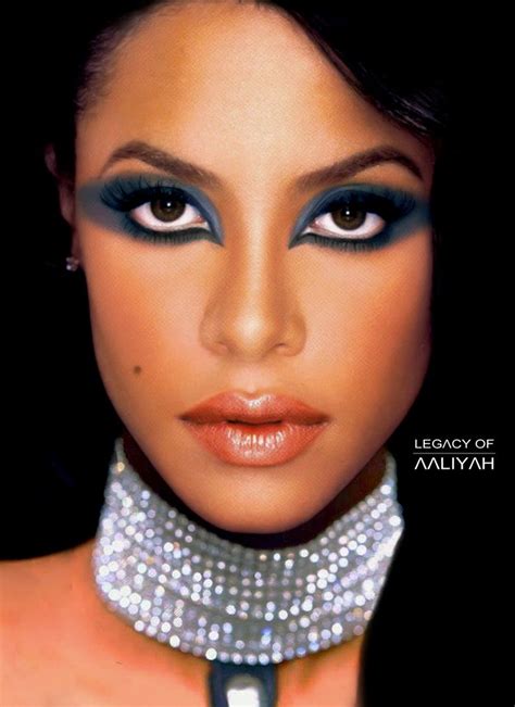 Aaliyah Try Again Makeup Aaliyah Aaliyah Style Makeup