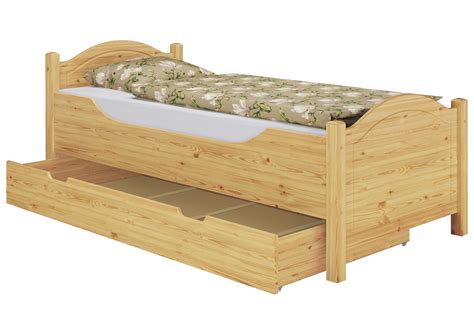 Bettgestell kojenbett (ohne matratze) modell: Erst-Holz® Seniorenbett extra hoch Bettkasten 100x200 ...