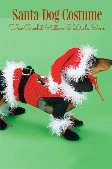 Dog Christmas Outfit Free Crochet Patterns Diy Magazine Christmas