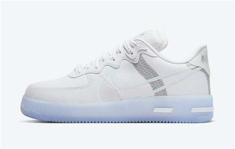Nike Air Force 1 React Qs White Ice Le Site De La Sneaker