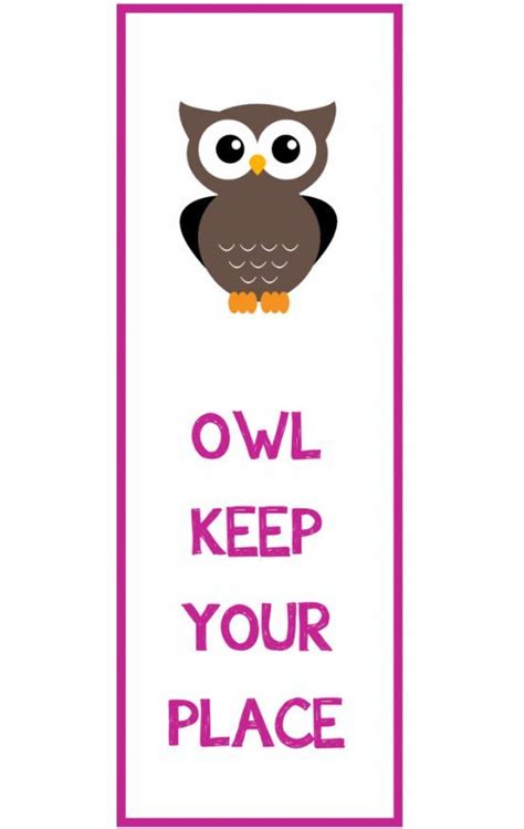 Download free printable 2021 calendar, blank 12 month calendar in one page, yearly one page template, monthly 2021 calendar pdf word a4 letter page landscape portrait. Owl Keep Your Place Printable Bookmark | Free printable ...