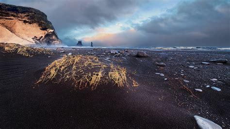 Free Download Hd Wallpaper Iceland Landscape Nature Reynisfjara