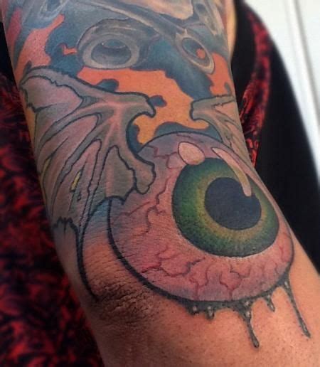 Flying Eyeball Tattoo Traditional Tattoo Eye Eyeball Tattoo