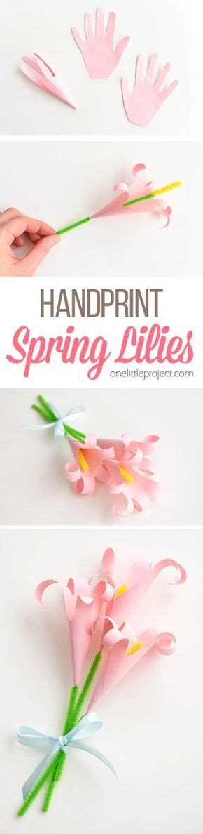 Handprint Lilies How To Make An Easy Paper Lily Easter Crafts