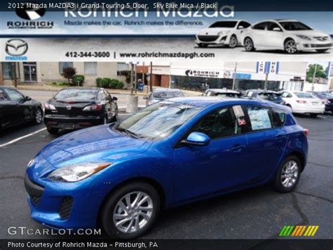 We analyze millions of used cars daily. Sky Blue Mica - 2012 Mazda MAZDA3 i Grand Touring 5 Door ...