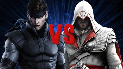 Solid Snake Vs Ezio Auditore Epic Rap Battle Youtube