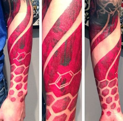70 Red Ink Tattoo Designs For Men 2023 Inspiration Guide