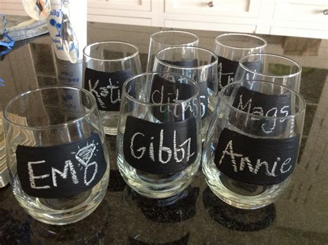 Claire Crisp Diy Chalkboard Wine Glasses